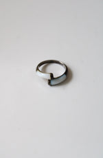 Sterling Silver Ivory Ring | Size 7.5