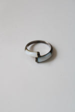 Sterling Silver Ivory Ring | Size 7.5