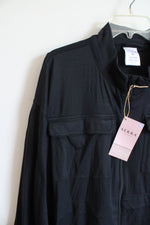NEW Serra Black Tech Knit Jacket | XL