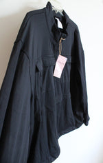 NEW Serra Black Tech Knit Jacket | XL