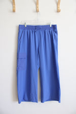T By Talbots Blue Lightweight Wide Leg Pants | L