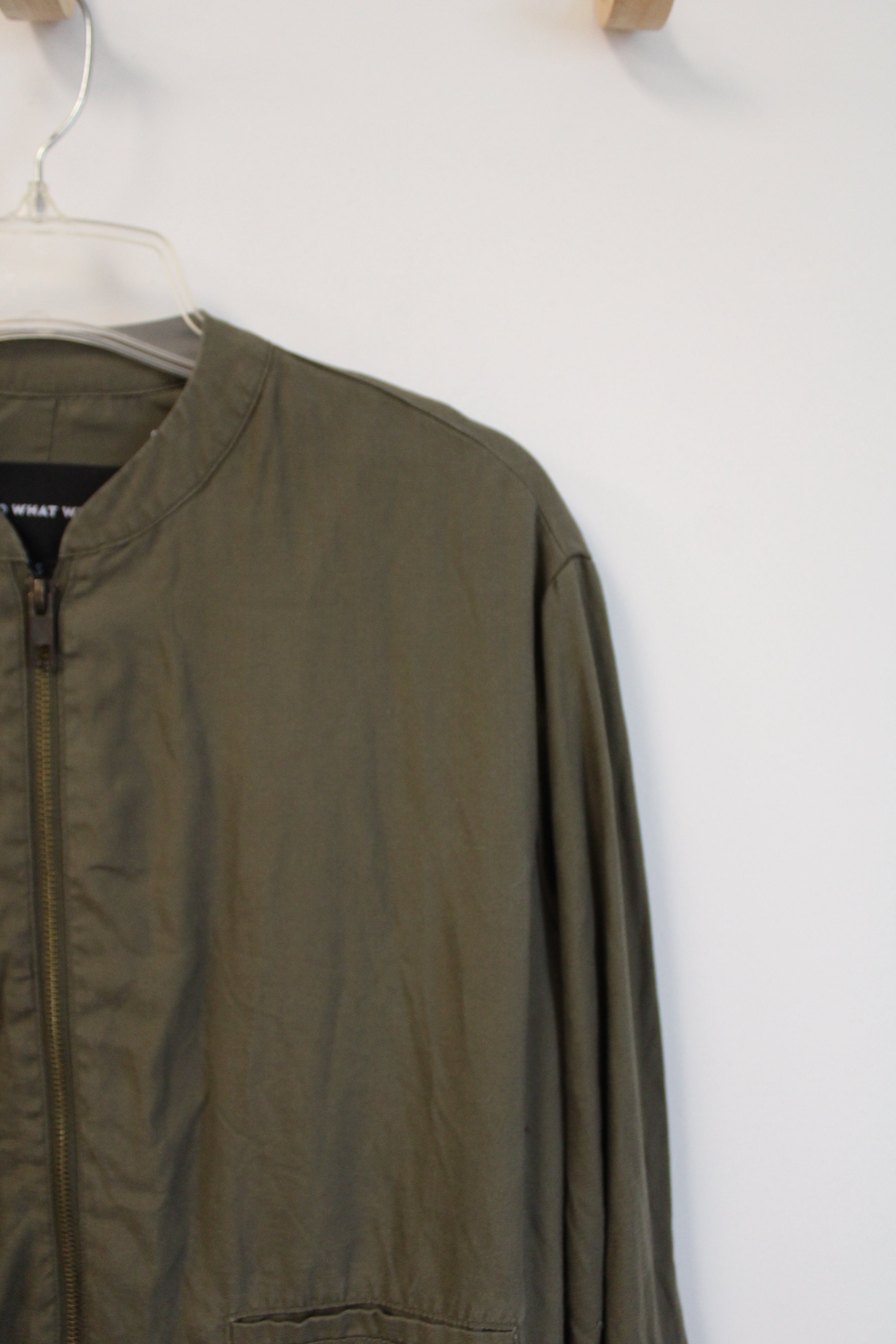 Who What Wear Olive Green Jacket | S