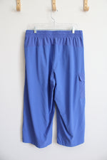 T By Talbots Blue Lightweight Wide Leg Pants | L