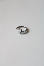 Sterling Silver Ivory Ring | Size 7.5