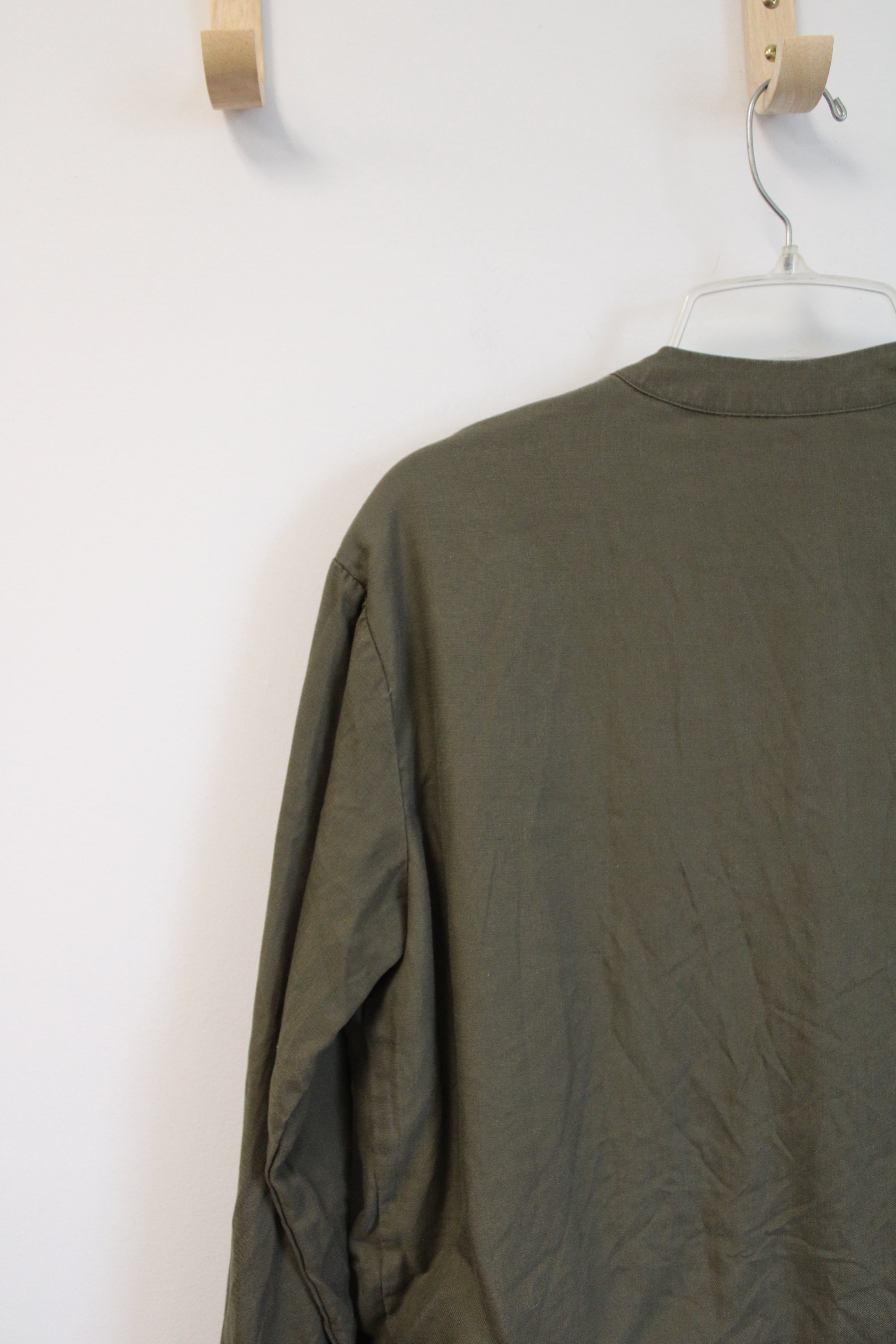 Who What Wear Olive Green Jacket | S