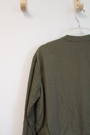 Who What Wear Olive Green Jacket | S