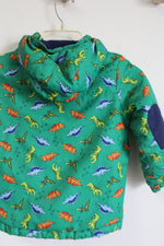 Cat & Jack Green Dinosaur Winter Coat | 4T
