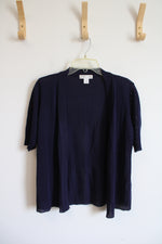 Christopher & Banks Navy Shrug | M