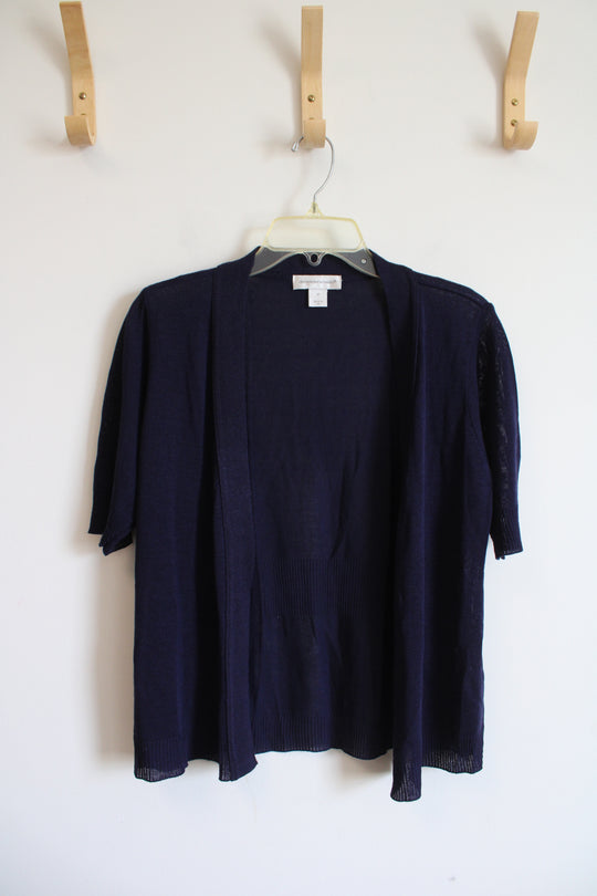 Christopher & Banks Navy Shrug | M