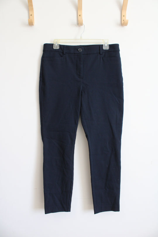 LOFT The Skinny Navy Chino Pants | 10