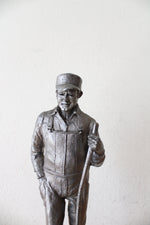 Michael Ricker 1985 Cletus "Man With Shovel" Pewter Statue