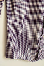 Brooks Brothers Maroon Plaid Button up Shirt | M