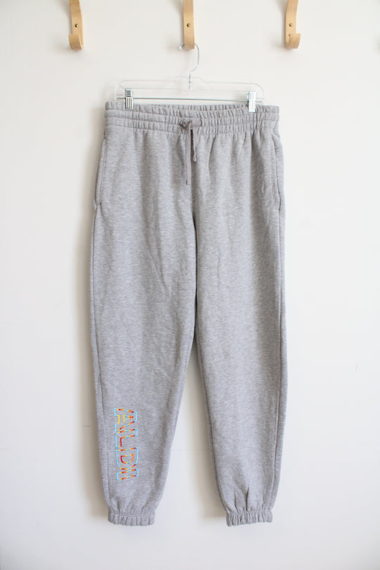Aldi Gear Gray Logo Jogger Sweatpants | L