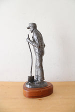 Michael Ricker 1985 Cletus "Man With Shovel" Pewter Statue