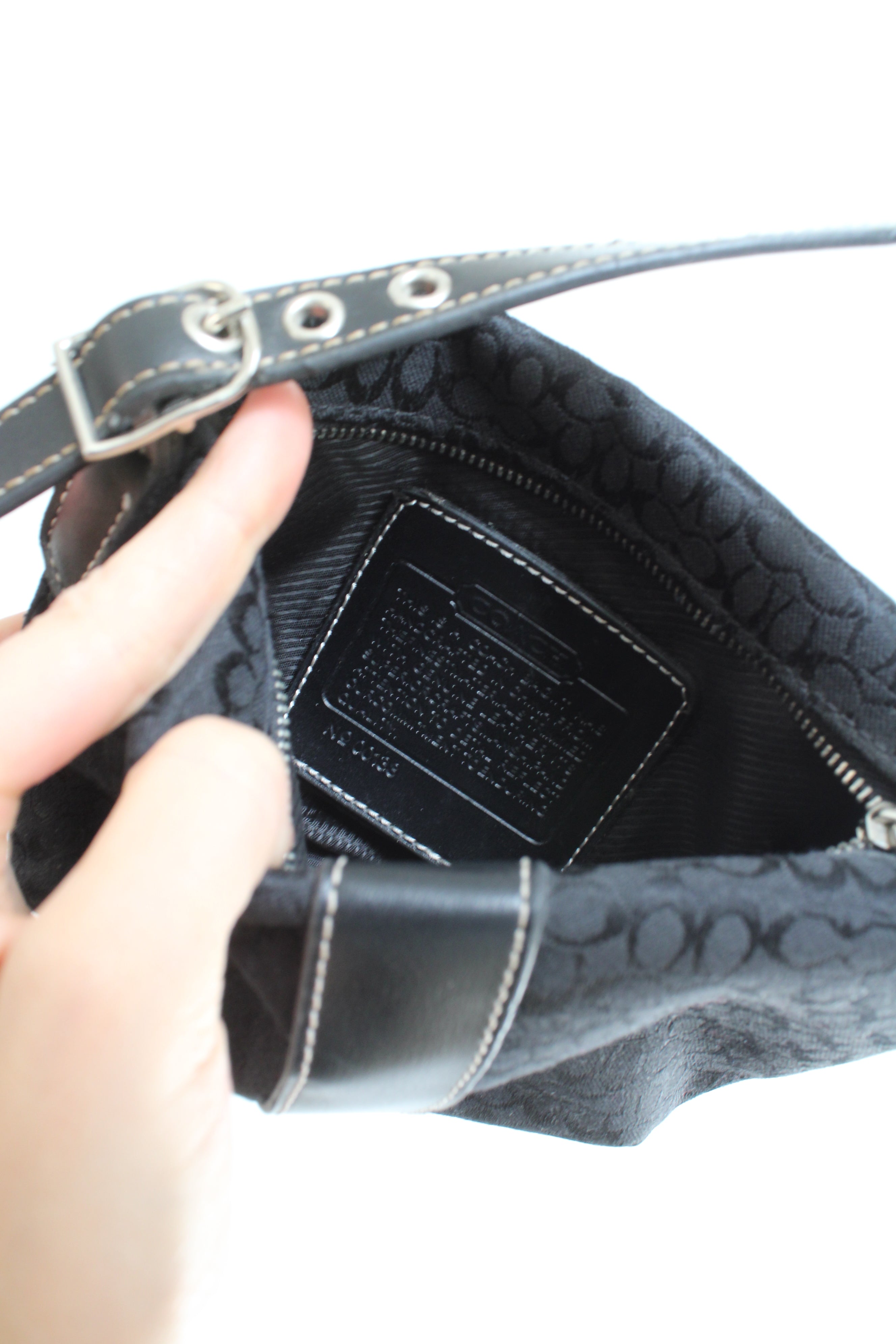 Coach Black Signature Mini Soho Y2K Purse