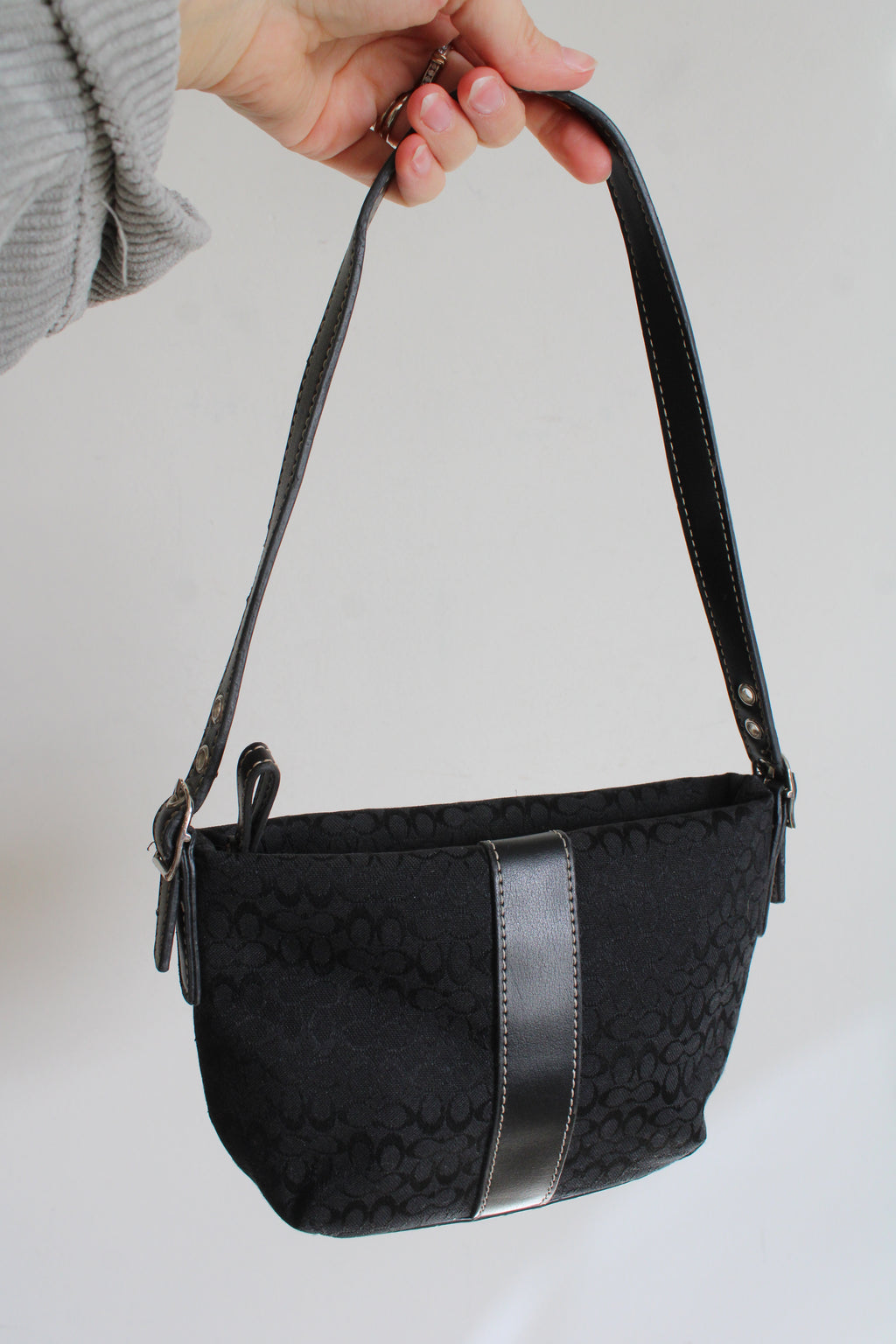 Coach Black Signature Mini Soho Y2K Purse