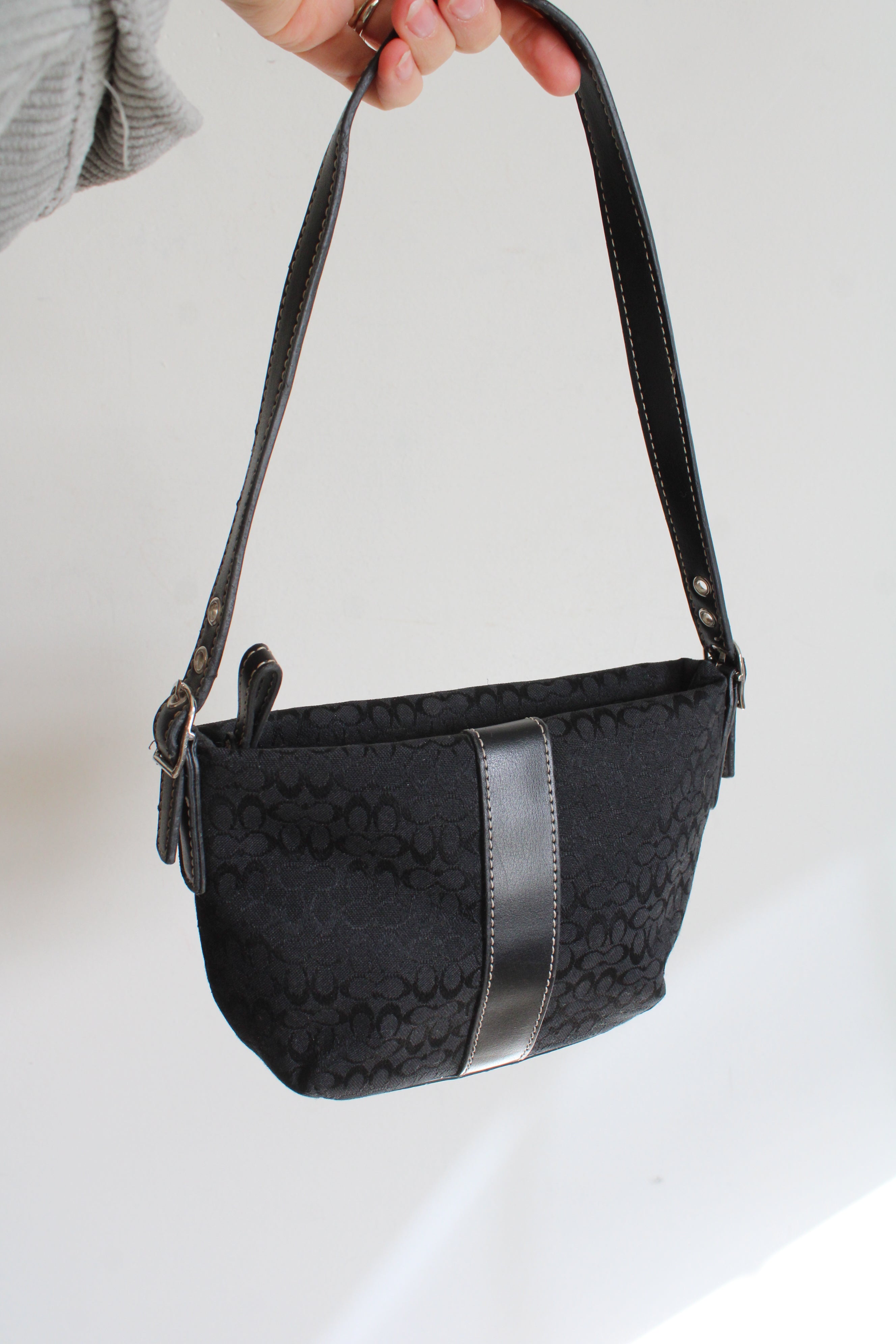 Coach Black Signature Mini Soho Y2K Purse