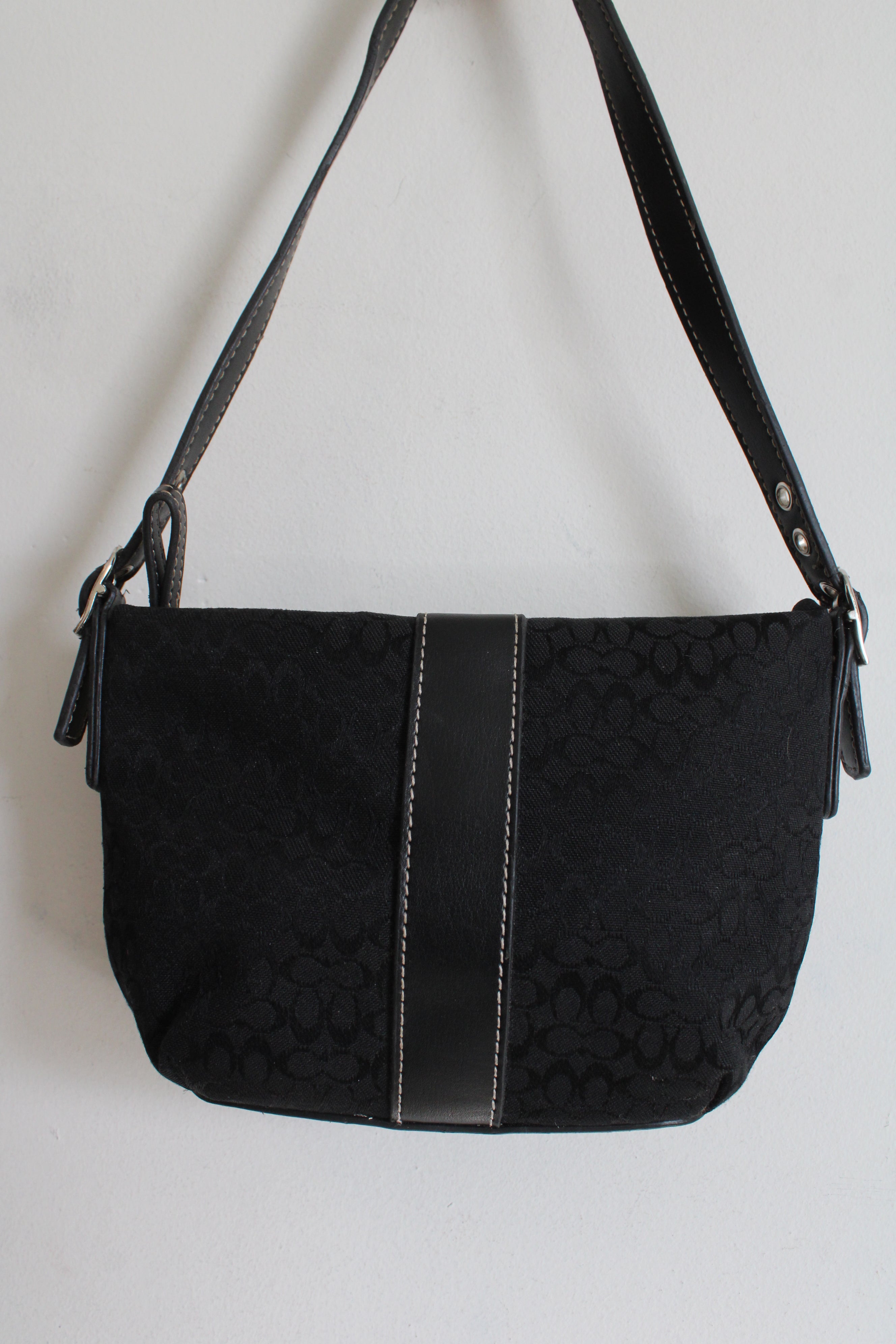 Coach Black Signature Mini Soho Y2K Purse