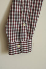 Brooks Brothers Red Green and White Button Down Shirt | M