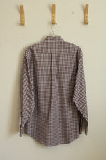 Brooks Brothers Red Green and White Button Down Shirt | M