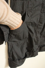 NEW Adidas Gray Button Down Shirt Dress with Pink Embroidery | M