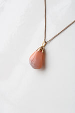 Pink Stone Gold Filled Necklace