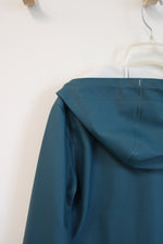 Stutterheim Mosebacke Petrol Blue Lightweight Raincoat | XXXS