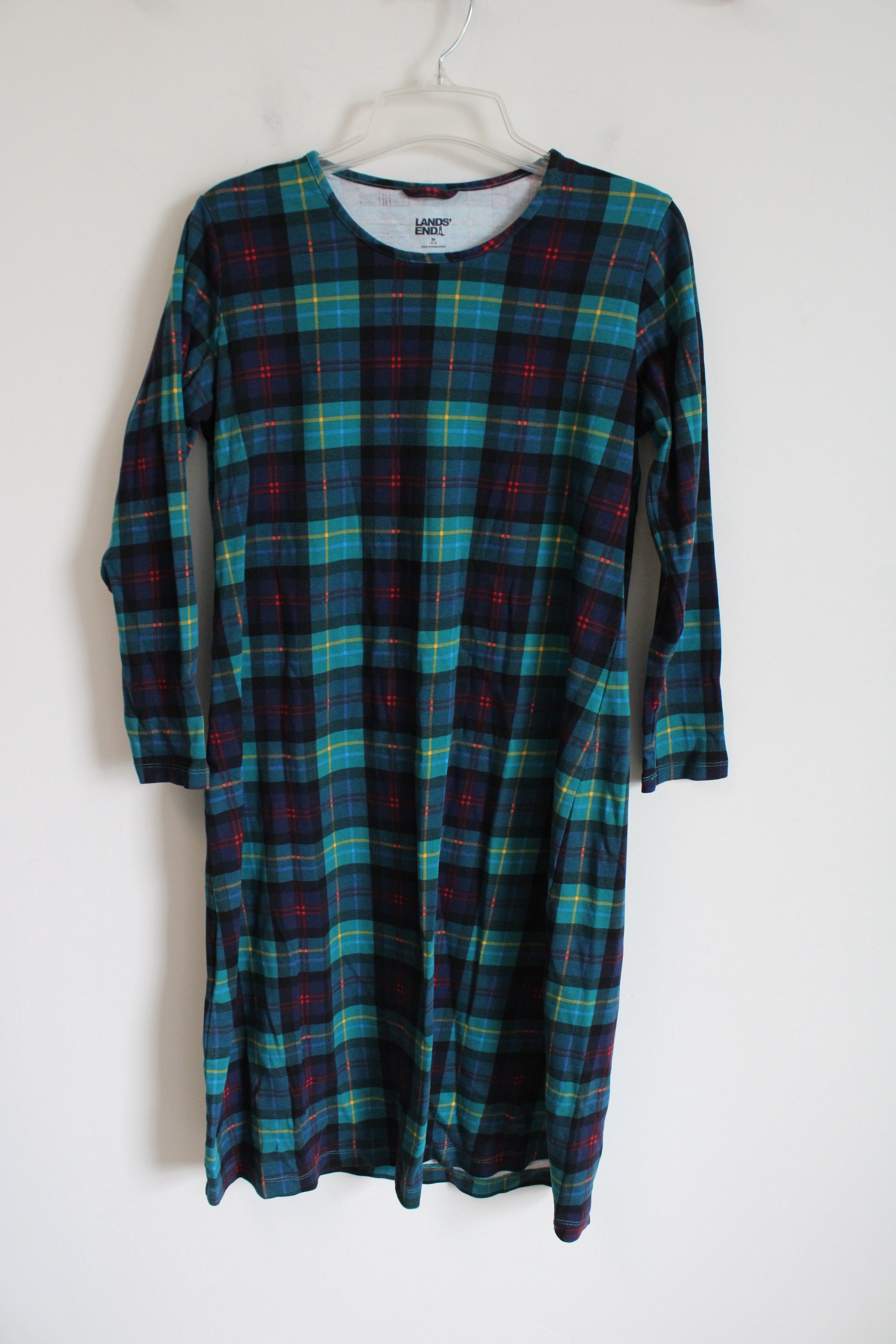 lands end cotton dress Women's Cotton Jersey Tiered Mini Dress - Lands' End - Green