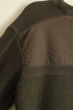 Aigle Brown Cotton Wool Blend Sweater with Details | L