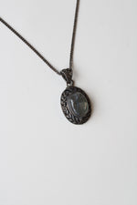 Labradorite Stone Sterling Silver Necklace
