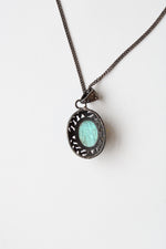 Labradorite Stone Sterling Silver Necklace