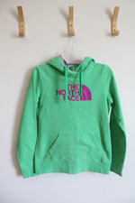 The North Face Green & Purple Hoodie | S