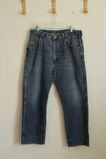 Wrangler Medium Wash Straight Leg Jeans | 36x 27