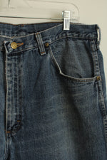 Wrangler Medium Wash Straight Leg Jeans | 36x 27