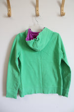 The North Face Green & Purple Hoodie | S