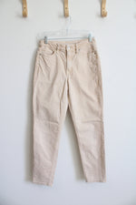 Old Navy O.G. Straight High Rise Tan Jeans | 2