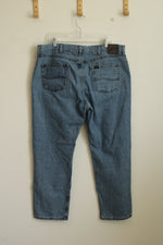 Lee Medium Wash Straight Leg Jeans | 42x30