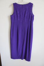 Sag Harbor Vintage Purple Maxi Dress | 12 Petite