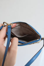 Michael Kors Jet Set Travel Blue Trim Jacquard Wallet