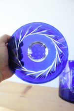 Blue Glass Container