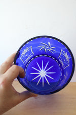 Blue Glass Container