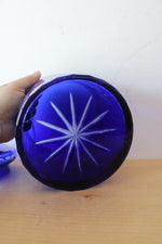 Blue Glass Container