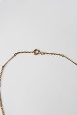 Mother Of Pearl Beaded Gold Stone Necklace