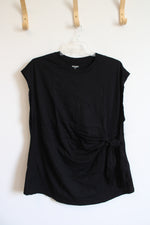 NEW Old Navy Maternity Black Side Tied Top | XXL