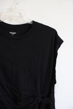 NEW Old Navy Maternity Black Side Tied Top | XXL