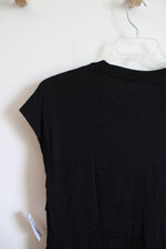 NEW Old Navy Maternity Black Side Tied Top | XXL