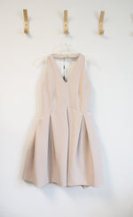 NEW Halston Heritage Buff Halter Neck Flare Dress | 4
