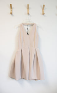 NEW Halston Heritage Buff Halter Neck Flare Dress | 4
