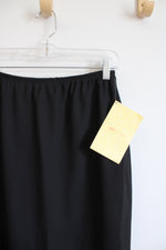 NEW Dialogue Black Chiffon Skirt | S
