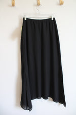 NEW Dialogue Black Chiffon Skirt | S
